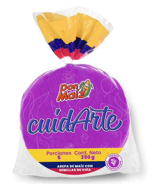 Arepas con Queso y Semillas de Chia