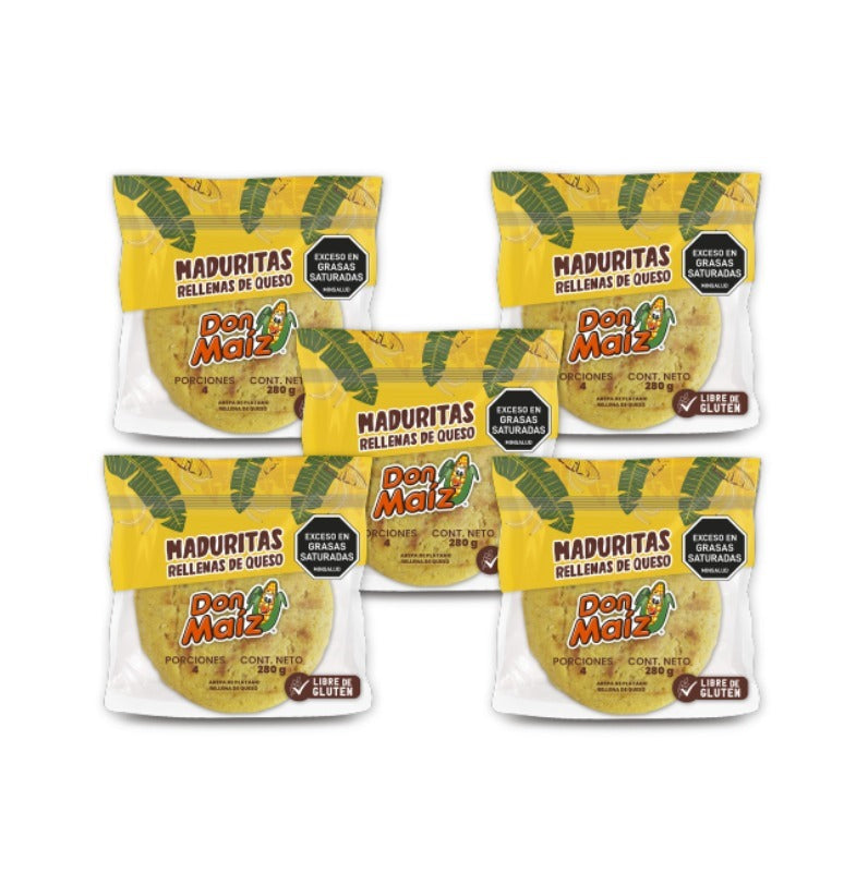 Arepas de Platano Rellenas de Queso
