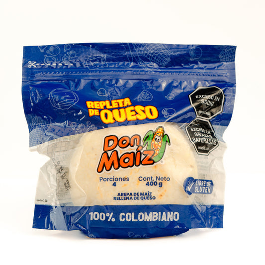 Arepas de Maíz Repletas de Queso