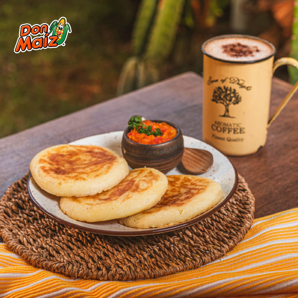 Arepas de Yuca con Queso