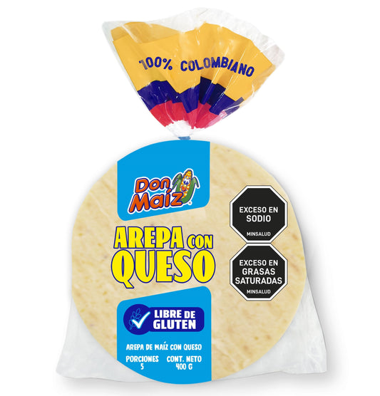 Arepa Quesudita de Maíz Amarillo
