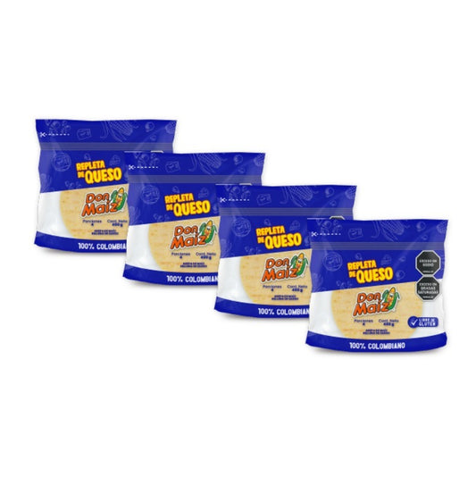 Arepas de Maíz Repletas de Queso